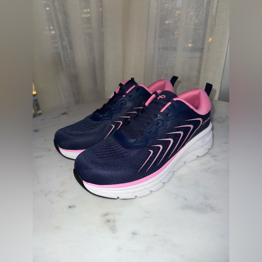 Easy Spirit Athletic Shoes - Navy/Pink